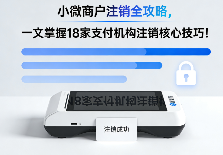 银盛通微智能POS机：小微商户注销全攻略，一文掌握18家支付机构注销核心技巧！