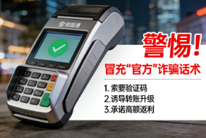银盛通微智能POS机：识破冒充“官方”的诈骗话术，守住你的钱包！