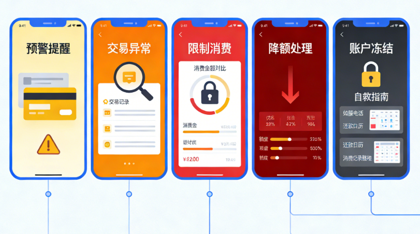 信用卡风控短信5级全解析：从预警到冻结，看懂银行潜台词与自救指南！