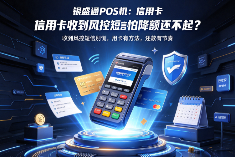 银盛通POS机：信用卡收到风控短信怕降额还不起？
